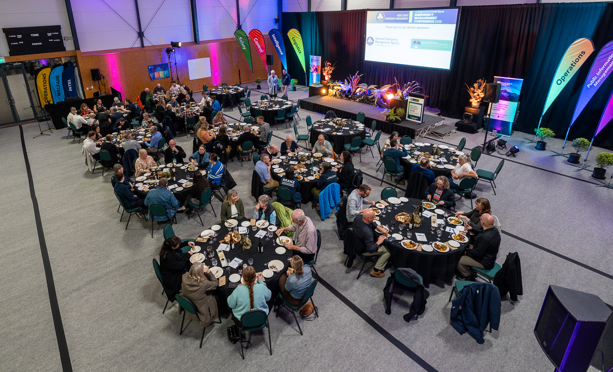 Conference dinner and event setup managed by Event Systems Consulting